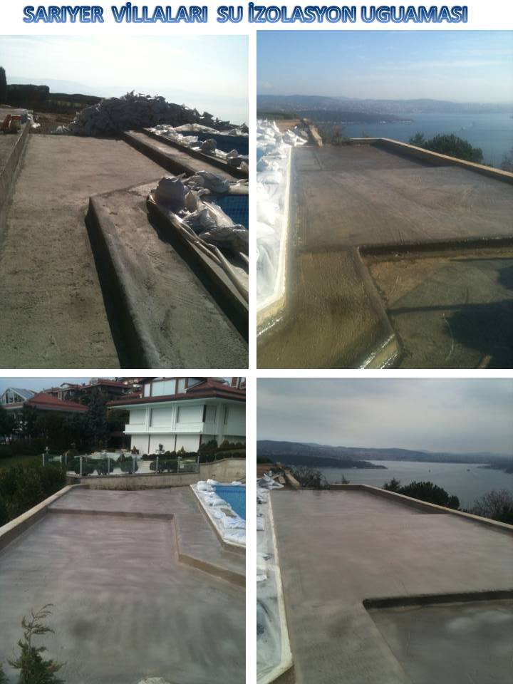 Sarıyer Villaları Su İzolasyonu Uygulaması